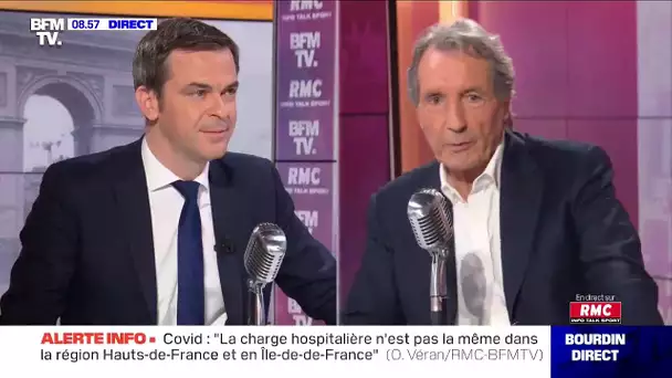 Olivier Véran face à Jean-Jacques Bourdin sur RMC et BFMTV