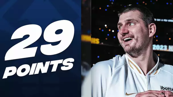 Nikola Jokic Posts 29-PT TRIPLE-DOUBLE On Ring Night!