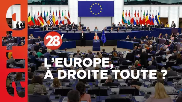 Européennes : la droite reste en tête, l'extrême droite progresse - 28 Minutes - ARTE