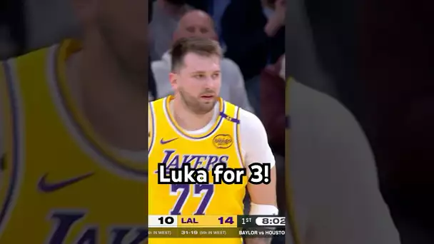 Luka’s first bucket as a Laker!