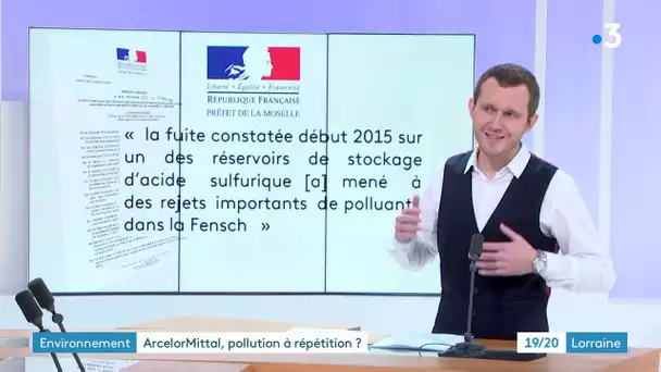 Florange : de l'acide sulfurique déjà à l'origine d'une pollution de la Fensch par ArcelorMittal