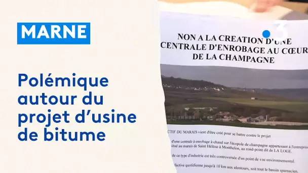 Marne : polémique autour de la future centrale de bitume de Monthelon