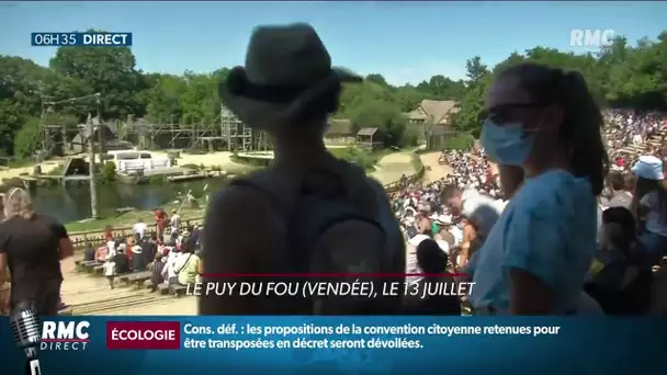 Le Puy du Fou: polémique ce week-end, 12.000 personnes ont pu assister à un spectacle vendredi