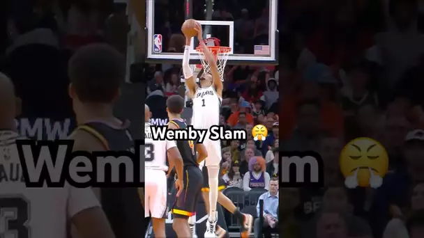 CP3 throws the lob & WEMBY SLAMS IT HOME! 🏆😤|#Shorts