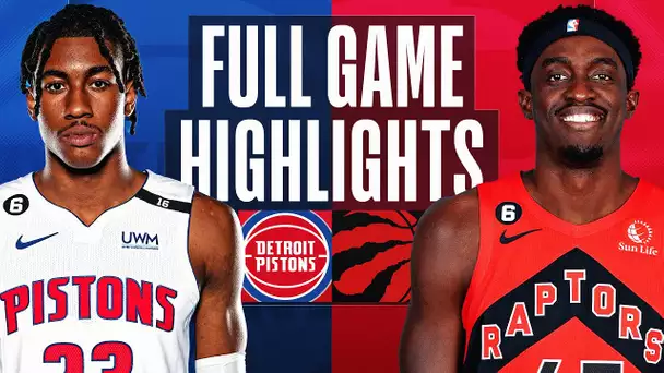 PISTONS at RAPTORS | FULL GAME HIGHLIGHTS | March 24, 2023