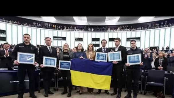 Le prix Sakharov pour le peuple ukrainien : "nous ne détournerons pas le regard"