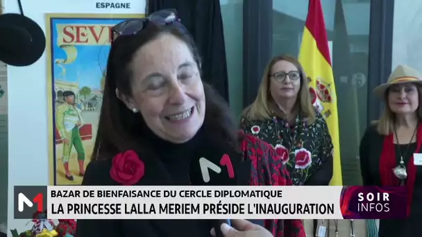 Bazar de bienfaisance du cercle diplomatique: La #PrincesseLallaMeriem préside l'inauguration