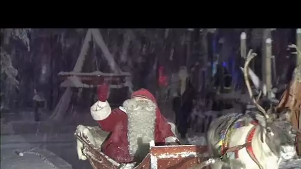 Le Père Noël a quitté la Laponie, cap sur le ciel !