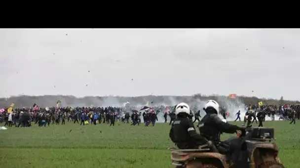 "Mégabassines" : pronostic vital engagé pour deux des manifestants blessés • FRANCE 24