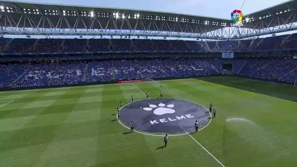 Calentamiento RCD Espanyol vs Real Sociedad