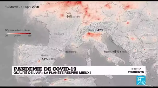 Confinement - Qualité de l'air : la planète respire mieux