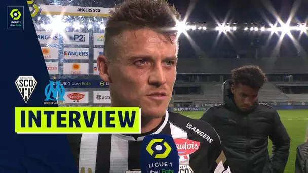 Interview de fin de match : ANGERS SCO - OLYMPIQUE DE MARSEILLE (0-0)  / 2021/2022