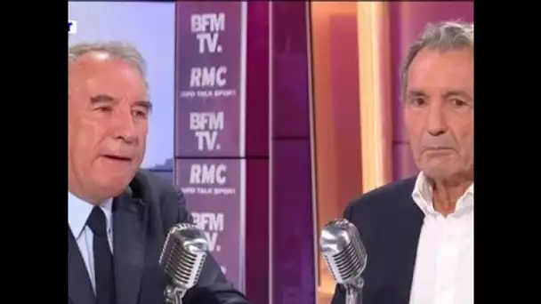 « Vous aimez la polémique ! » : François Bayrou taquine Jean-Jacques Bourdin