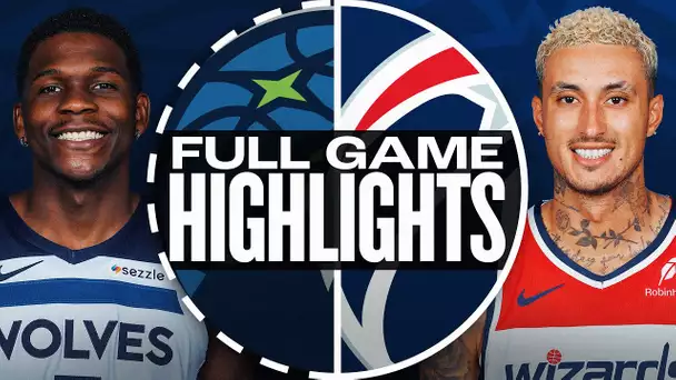 TIMBERWOLVES at WIZARDS | FULL GAME HIGHLIGHTS | January 13, 2025