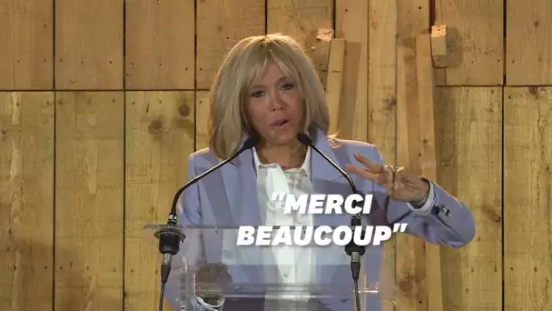 Brigitte Macron dit "Muito obrigada" aux Brésiliens