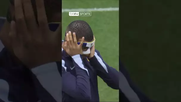 🇫🇷 Kylian Mbappé MASQUÉ à l'entrainement avec les Bleus ! #Shorts