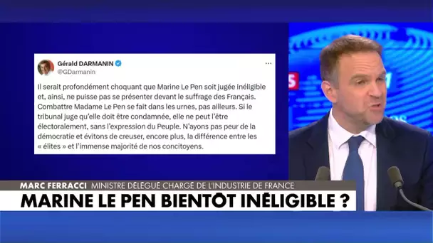 Réquisitions contre Marine Le Pen : la réponse de Marc Ferracci à Gérald Darmanin