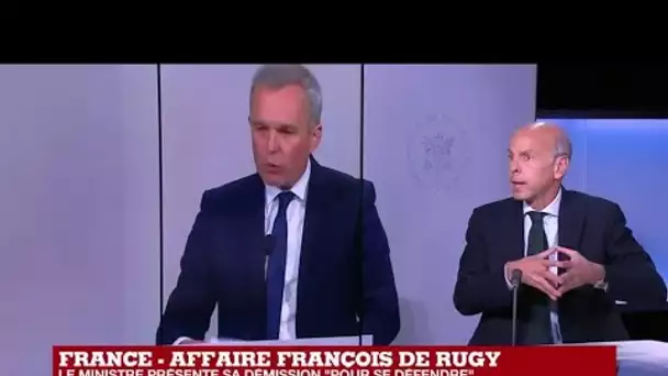 Pris dans la tourmente, Rugy démissionne "pour se défendre"