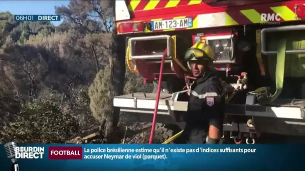 Incendie dans le Var: "Je n'avais jamais vu un mur de feu comme ça"