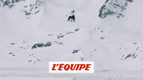 Anna Gasser, la première à plaquer un cab double cork 1260 - Adrénaline - Snowboard