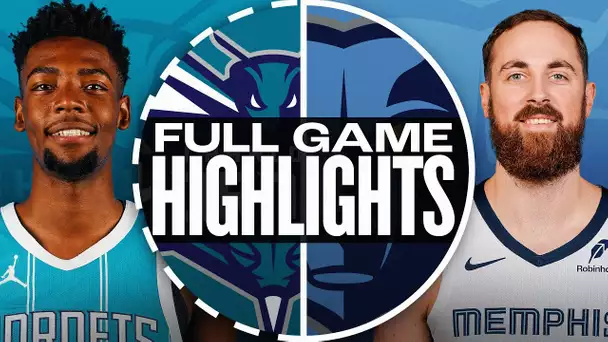 HORNETS at GRIZZLIES | NBA PRESEASON FULL GAME HIGHLIGHTS | October 10, 2024