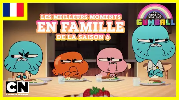 Le Monde Incroyable de Gumball 🇫🇷| Les meilleurs moments en famille de la saison 6