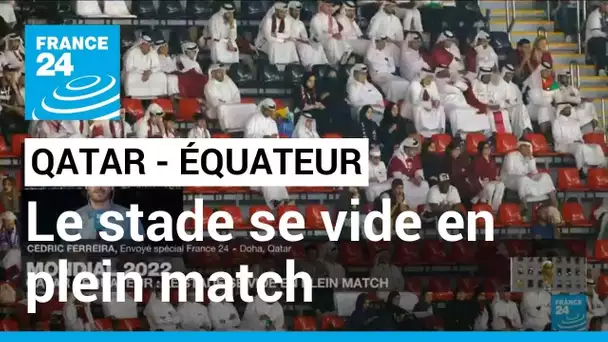 Mondial-2022 : Qatar - Équateur : Le stade se vide en plein match • FRANCE 24