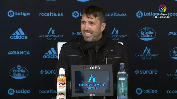 Rueda de prensa de Coudet tras el RC Celta vs Elche CF (1-0)