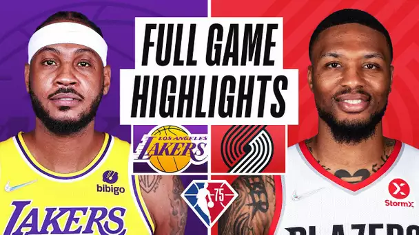 LAKERS at TRAIL BLAZERS | FULL GAME HIGHLIGHTS | November 6, 2021