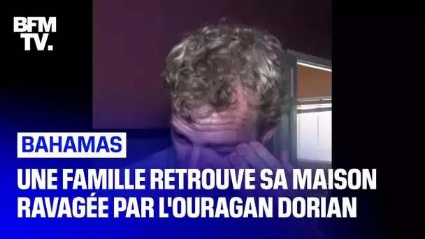 Bahamas: une famille retrouve sa maison ravagée après le passage de l’ouragan Dorian