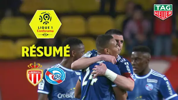 AS Monaco - RC Strasbourg Alsace ( 1-3 ) - Résumé - (ASM - RCSA) / 2019-20