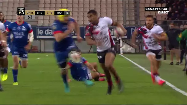 Top 14 - 22ème Journée - Grenoble / Toulon : L'essai de Savea face à Grenoble