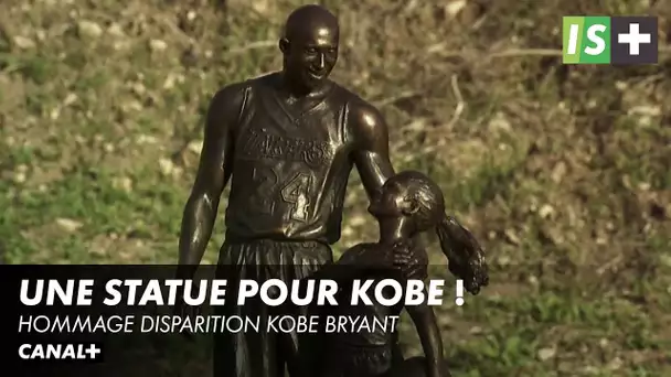 Une statue sur les lieux du crash - Disparition Kobe Bryant