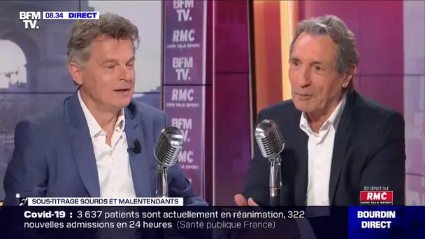 Fabien Roussel face à Jean-Jacques Bourdin sur RMC et BFMTV