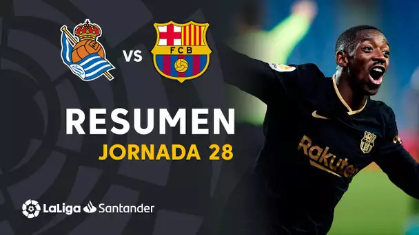 Resumen de Real Sociedad vs FC Barcelona (1-6)