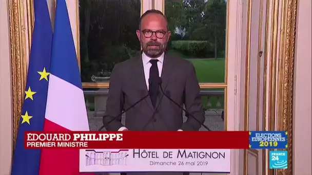 REPLAY - Discours d'Edouard Philippe après les résultats des élections européennes