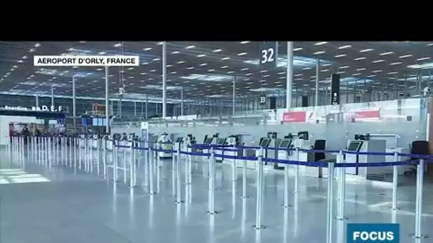 À l’aéroport d’Orly, l’activité se poursuit malgré la suspension des vols commerciaux