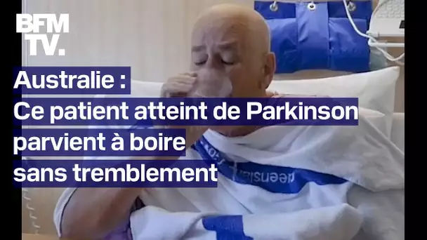Ce patient atteint de Parkinson arrive à boire sans tremblement grâce à une innovation médicale