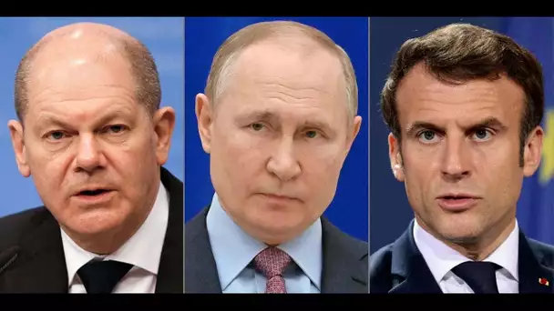 Ukraine : ce qu'il faut retenir de l'entretien téléphonique entre Macron, Scholz et Poutine