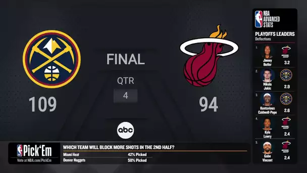 Nuggets @ Heat Game 3 NBA Finals Live Scoreboard | #NBAFinals Presented by YouTube TV