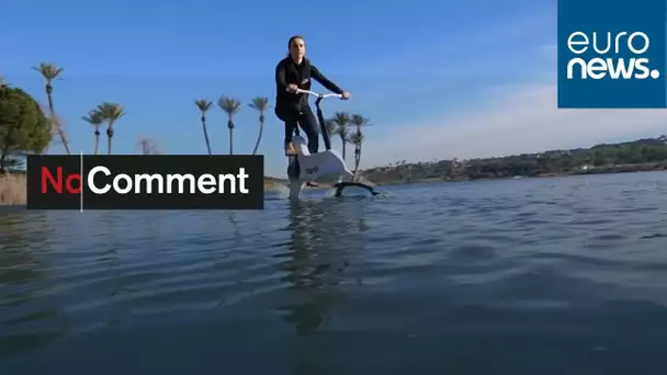 Faire du vélo sur l'eau, c'est possible !