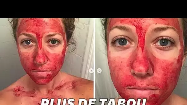 Pour mettre fin au tabou sur les règles, elle se couvre le visage de sang