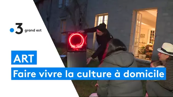 Continuer à faire vivre la culture avec dans la Marne, de l'art à domicile