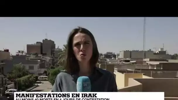 Irak : la contestation se poursuit malgré le couvre-feu, le bilan humain s'alourdit