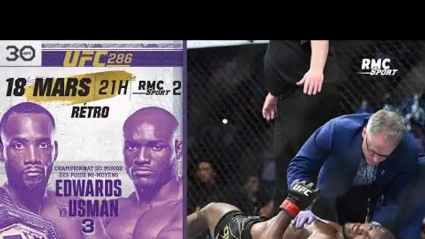 Rétro UFC 286 : Le high-kick monstrueux qui a secoué la planète MMA (résumé Usman-Edwards août 2022)