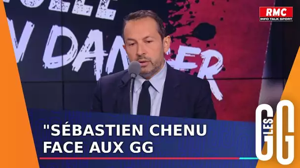 Sébastien Chenu, porte-parole du Rassemblement national, est face aux GG