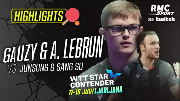 WTT Star Contender Ljubljana (1/2 finale) - A.Lebrun-Gauzy face à Junsung-Sang Su