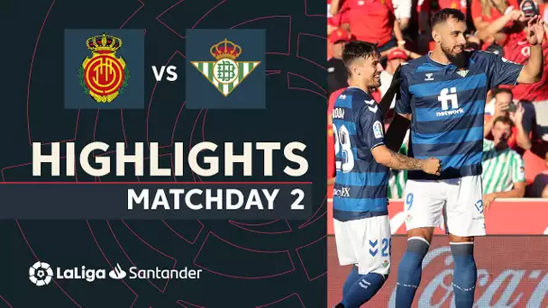 Resumen de RCD Mallorca vs Real Betis (1-2)