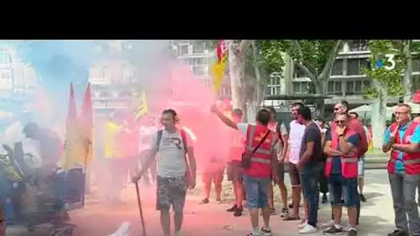 Montpellier : plusieurs manifestants en marge de la venue d&#039;Emmanuel