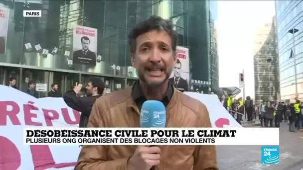 Désobéissance civile pour le climat : les ONG protestent contre l'inaction politique